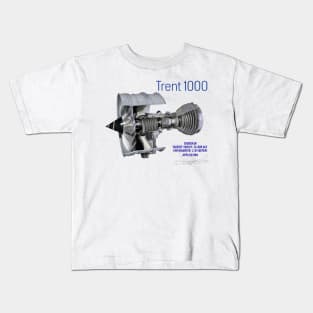 turbine engine trent1000 design Kids T-Shirt